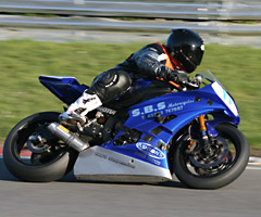 Podge racing at Brands Hatch