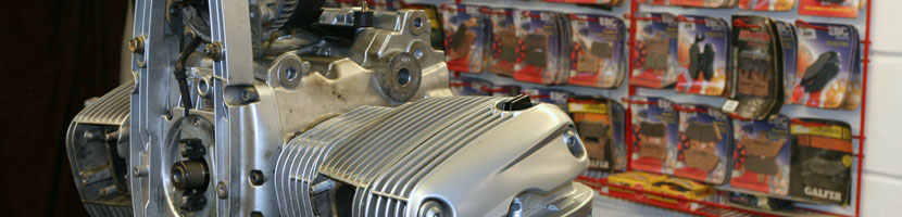 Motorbike servicing at SBS motorcycles